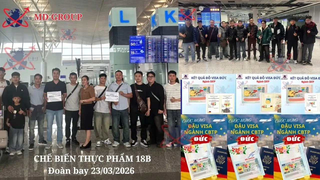 Visa 18B Ngành Thực Phẩm Đức 2026