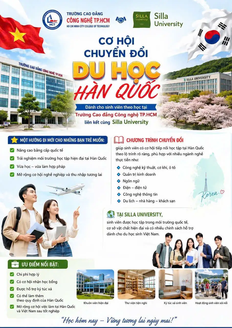 Du Học Hàn Quốc Cùng HCT: Nhận Ngay Học Bổng 50%